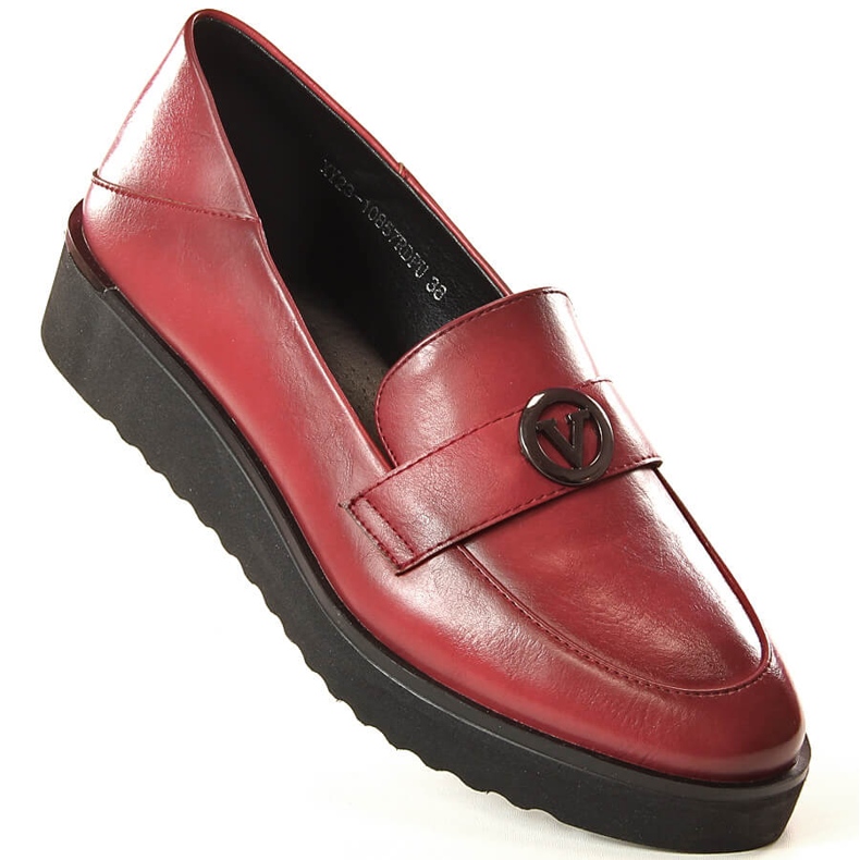 Zapatos mujer rojos con plataforma Vinceza 10857 1