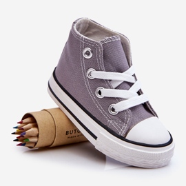 Zapatillas Altas Infantiles Filemón Gris 4