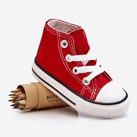 Deportivas Altas Infantiles Filemón Rojo 7