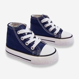 Zapatillas Altas Infantiles Filemón Azul Marino 2
