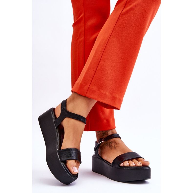 Vinceza Sandalias Mujer On A Massive Platform Negro Casen 2 Vinceza Sandalias Mujer On A Massive Platform Negro Casen 2