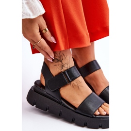 Vinceza Sandalias Mujer Piel Plataforma Negras Katte negro 7