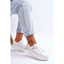 Vinceza Deportivas Mujer Piel Plataforma Blanco Saul 6