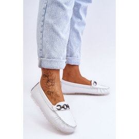 Vinceza Mocasines Mujer Piel Cómodos Blanco Miguel 3