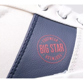 Zapatillas de hombre Big Star JJ174253 blanco azul marino 6