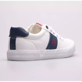 Zapatillas de hombre Big Star JJ174253 blanco azul marino 2