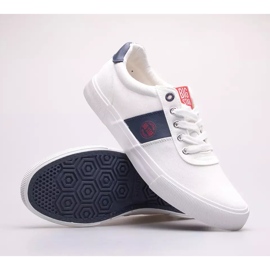 Zapatillas de hombre Big Star JJ174253 blanco azul marino 7