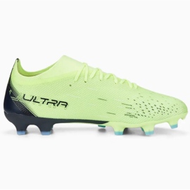 Puma Ultra Match FG/MG M 106900 01 zapatos de fútbol celadón verde 1