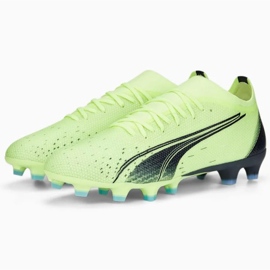 Puma Ultra Match FG/MG M 106900 01 zapatos de fútbol aguamarina verde 4