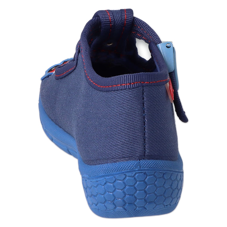Pantuflas infantiles befado con cierre 540P001, azul marino 2