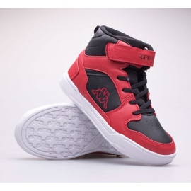 Zapatillas Kappa Lineup Jr 260926K-2011 negro rojo 8