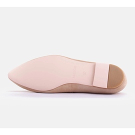 Marco Shoes Bailarinas de ante suave beige 3