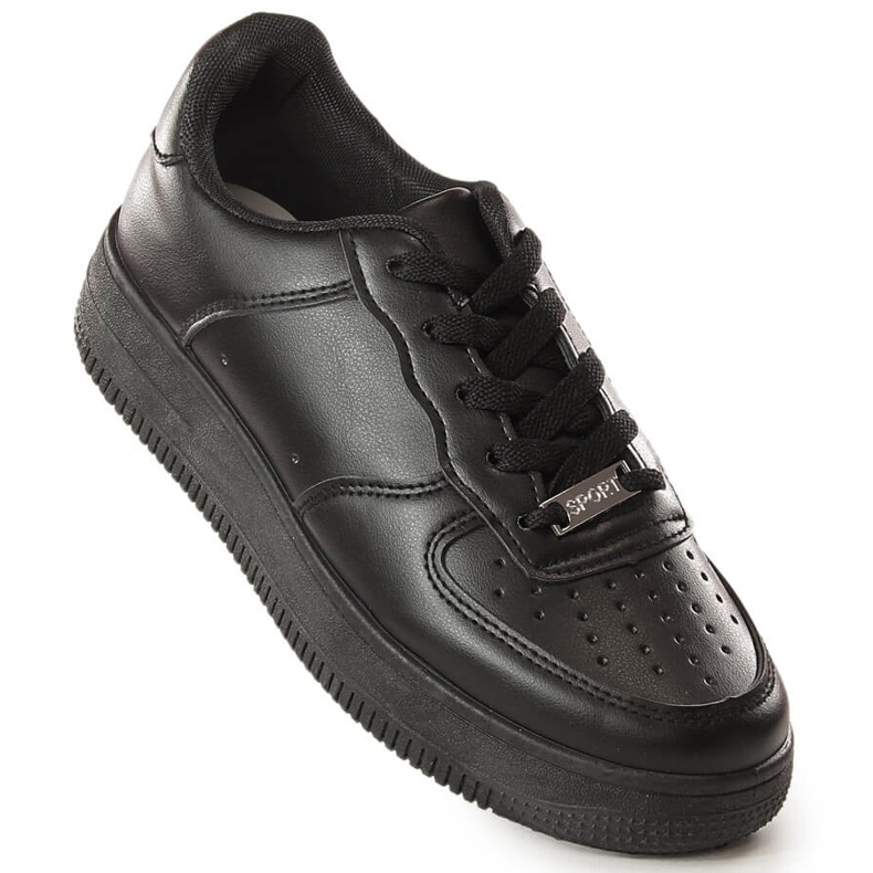 Deportivas negras de mujer Potocki 16002 negro 1