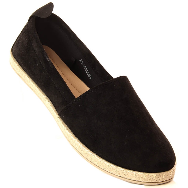 Alpargatas slip-on mujer negras Potocki 16009 negro 1 Alpargatas slip-on mujer negras Potocki 16009 negro 1