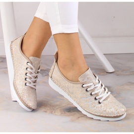 Deportivas mujer piel ligera beige Artiker 52C0691 1
