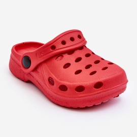 Pantuflas de espuma para niños Lucas rojas rojo 5