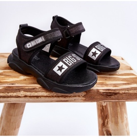 Sandalias Infantiles Velcros Big Star LL374192 Negro 6