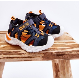 Sandalias Ligeras Infantiles Big Star LL374212 Azul Marino 6