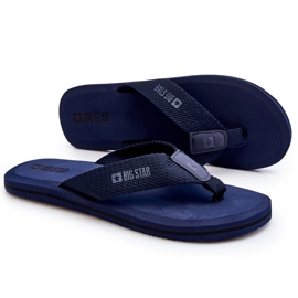 Chanclas de espuma para hombre Big Star LL174617 Azul marino 5