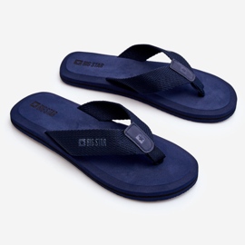 Chanclas de espuma para hombre Big Star LL174617 Azul marino 3