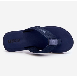 Chanclas de espuma para hombre Big Star LL174617 Azul marino 2