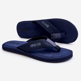 Chanclas de espuma para hombre Big Star LL174617 Azul marino 4