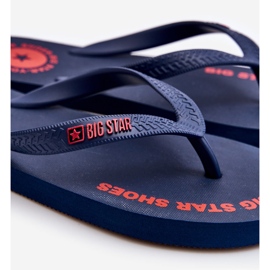 Chanclas de Hombre Big Star LL174424 Azul Marino negro 4