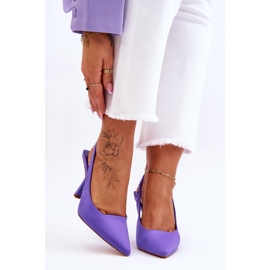 Zapatos de tacón alto Whitley Spitz morados clásicos púrpura 1
