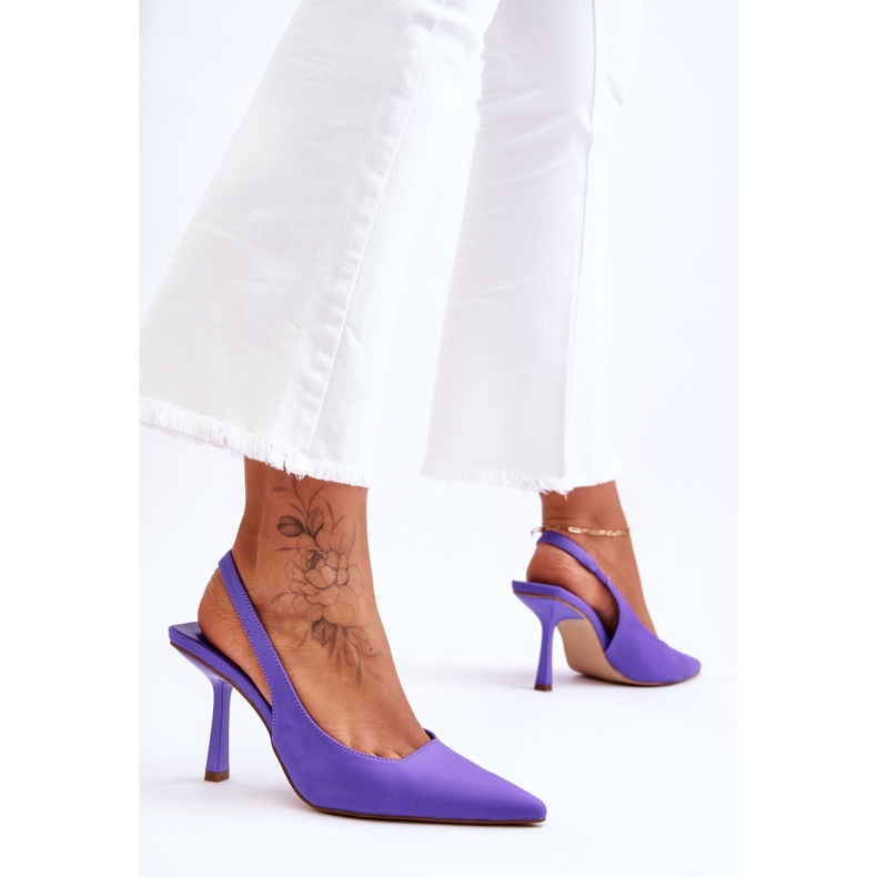 Zapatos de tacón alto Whitley Spitz morados clásicos púrpura 2