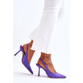 Zapatos de tacón alto Whitley Spitz morados clásicos violeta 3