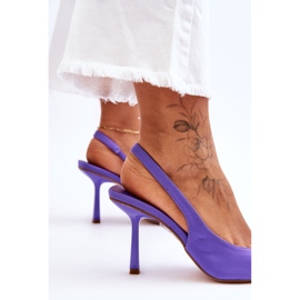 Zapatos de tacón alto Whitley Spitz morados clásicos violeta 5