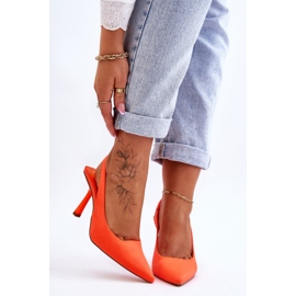 FS1 Tacones en punta clásicos Neon Orange Whitley naranja 1