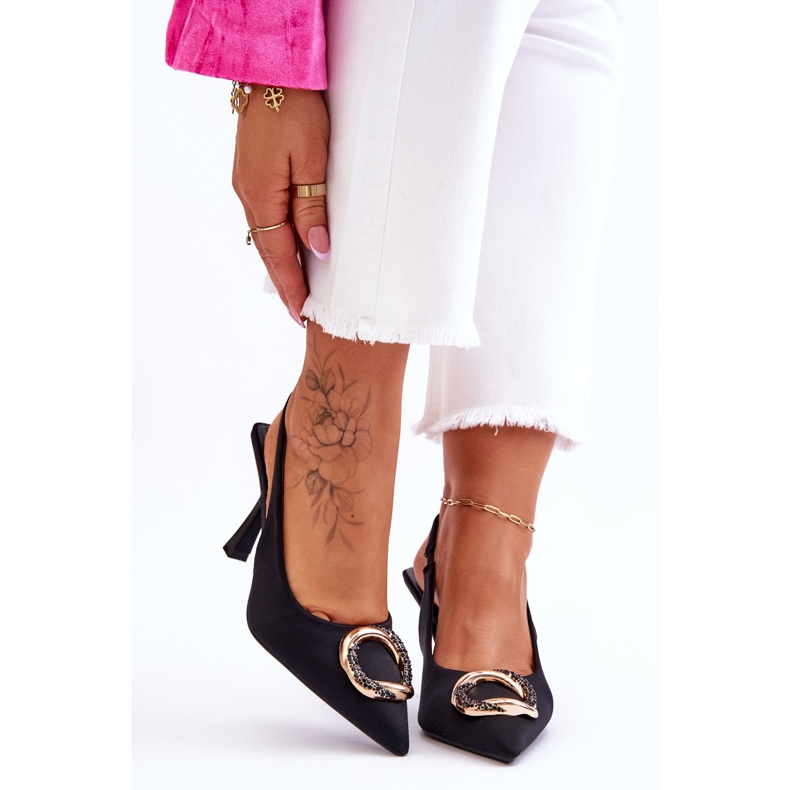 Alfileres De Moda Con Decoración Y Circonitas Negro Alexia 1