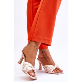 Zapatos De Tacón Alto De Moda En Estampado Beige Floria 2 Zapatos De Tacón Alto De Moda En Estampado Beige Floria 2