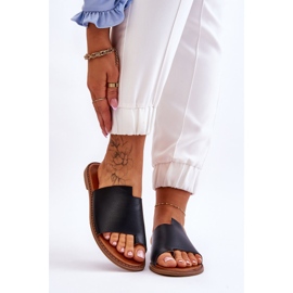 Evento Chanclas Mujer Piel Negro Amite 1