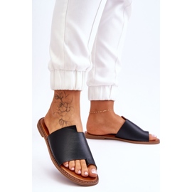Evento Chanclas Mujer Piel Negro Amite 3