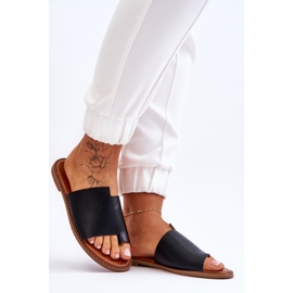 Evento Chanclas Mujer Piel Negro Amite 4
