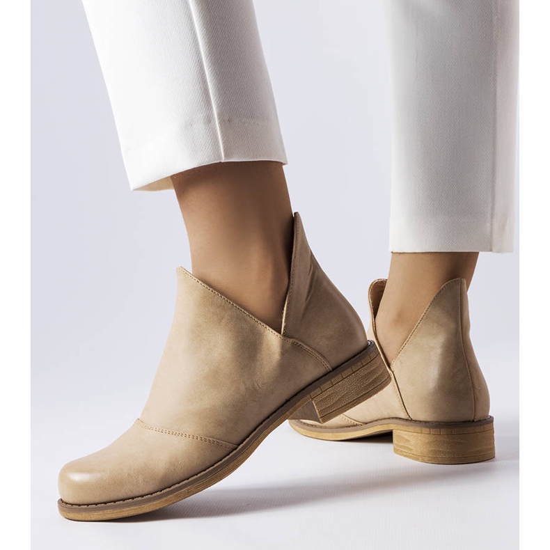 PA1 Botines beige de Lacombe 1