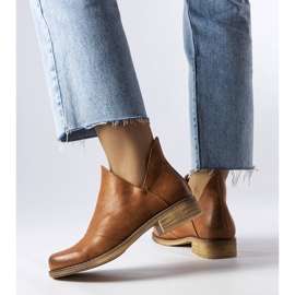 PA1 Botas marrones con pala irregular de Lacombe marrón 1 PA1 Botas marrones con pala irregular de Lacombe marrón 1