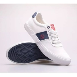 Zapatos Big Star M JJ174253 blanco azul marino 1