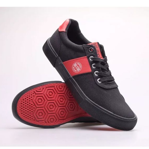 Zapatos Big Star M JJ174255 negro rojo 1