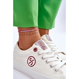 Deportivas Mujer Cross Jeans Tejido LL2R4043 Blanco 7