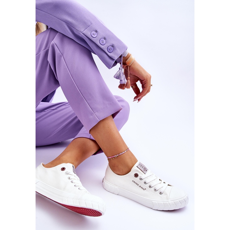 Zapatillas Clásicas de Mujer Cross Jeans LL2R4052 Blanco 1