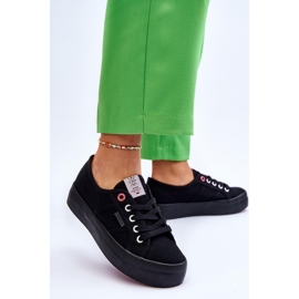 Sneakers Mujer Plataforma Cross Jeans LL2R4039 Negro 2