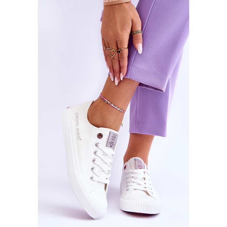 Sneakers Mujer Cross Jeans LL2R4067 Blanco 1 Sneakers Mujer Cross Jeans LL2R4067 Blanco 1