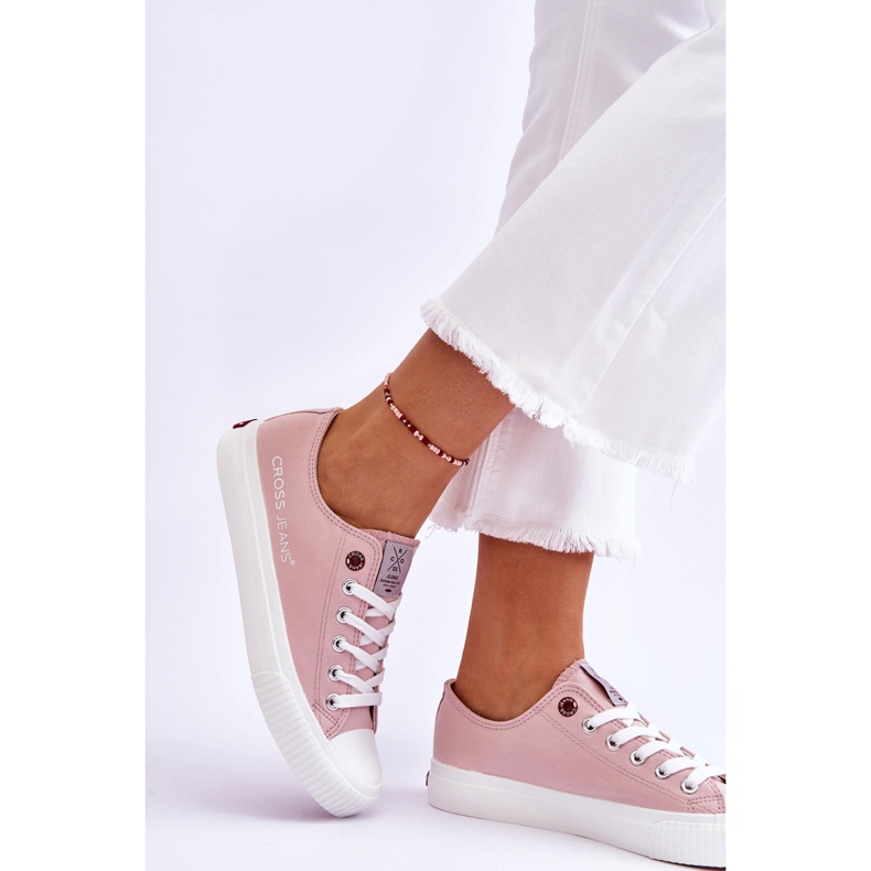 Sneakers Mujer Cross Jeans LL2R4068 Nude rosa 2
