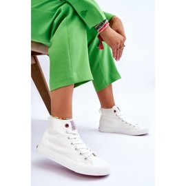 Zapatillas Altas Clásicas Mujer Cross Jeans LL2R4086C Blanco 8