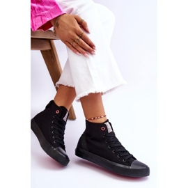 Zapatillas altas clásicas para mujer Cross Jeans LL2R4088C Negro 7