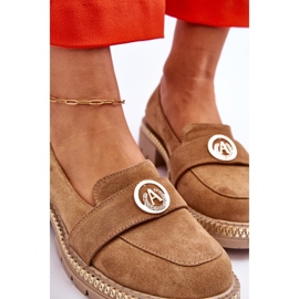 FILIPCZYK Mocasines Elegantes De Ante Beige Oscuro Laverne 5