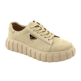 Filippo DP4138 zapatillas de piel de ante beige 1